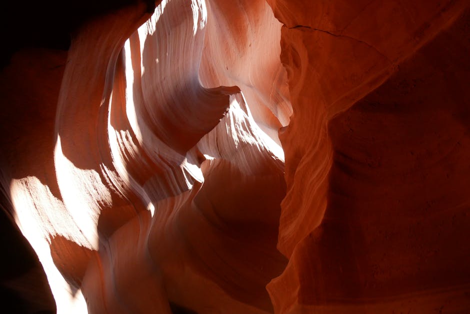 Explore the stunning play of light and shadows in the iconic Antelope Canyon, Arizona